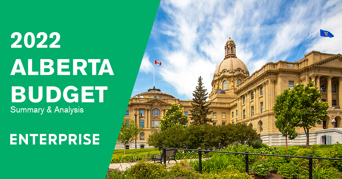 2022 Alberta Budget Enterprise Canada